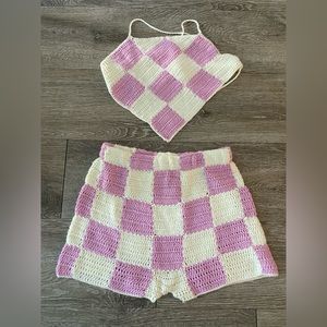 Peppermayo Purple Crochet Set